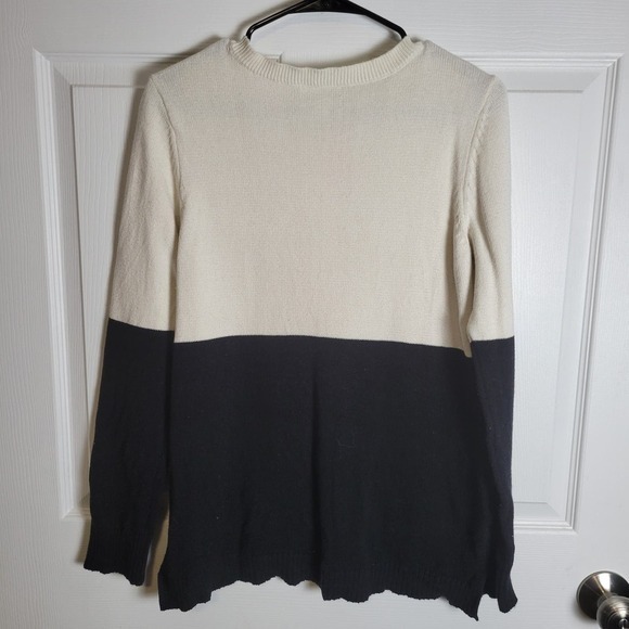 Charter Club‎ Sweater-Black/White-Women's M - Picture 5 of 7